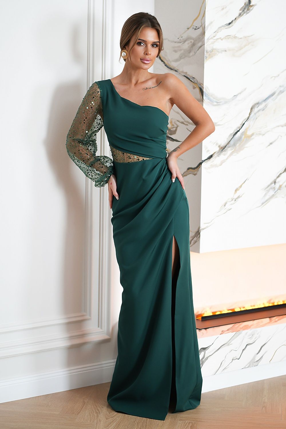 Rochie lungă model 202384 Bicotone