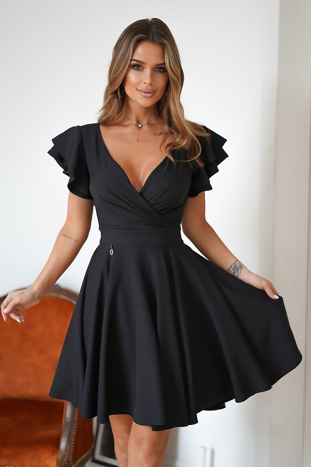 Rochie elegantă model 190495 Bicotone