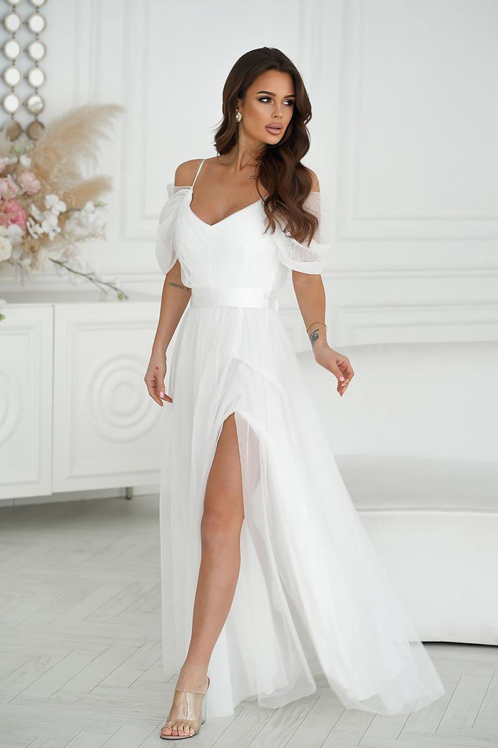 Rochie lungă model 203757 Bicotone