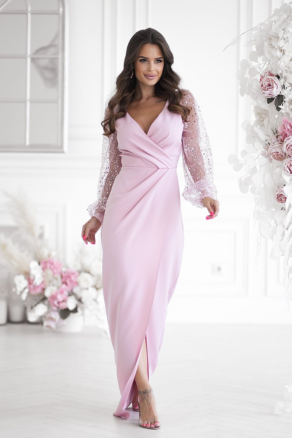 Rochie lungă model 202370 Bicotone