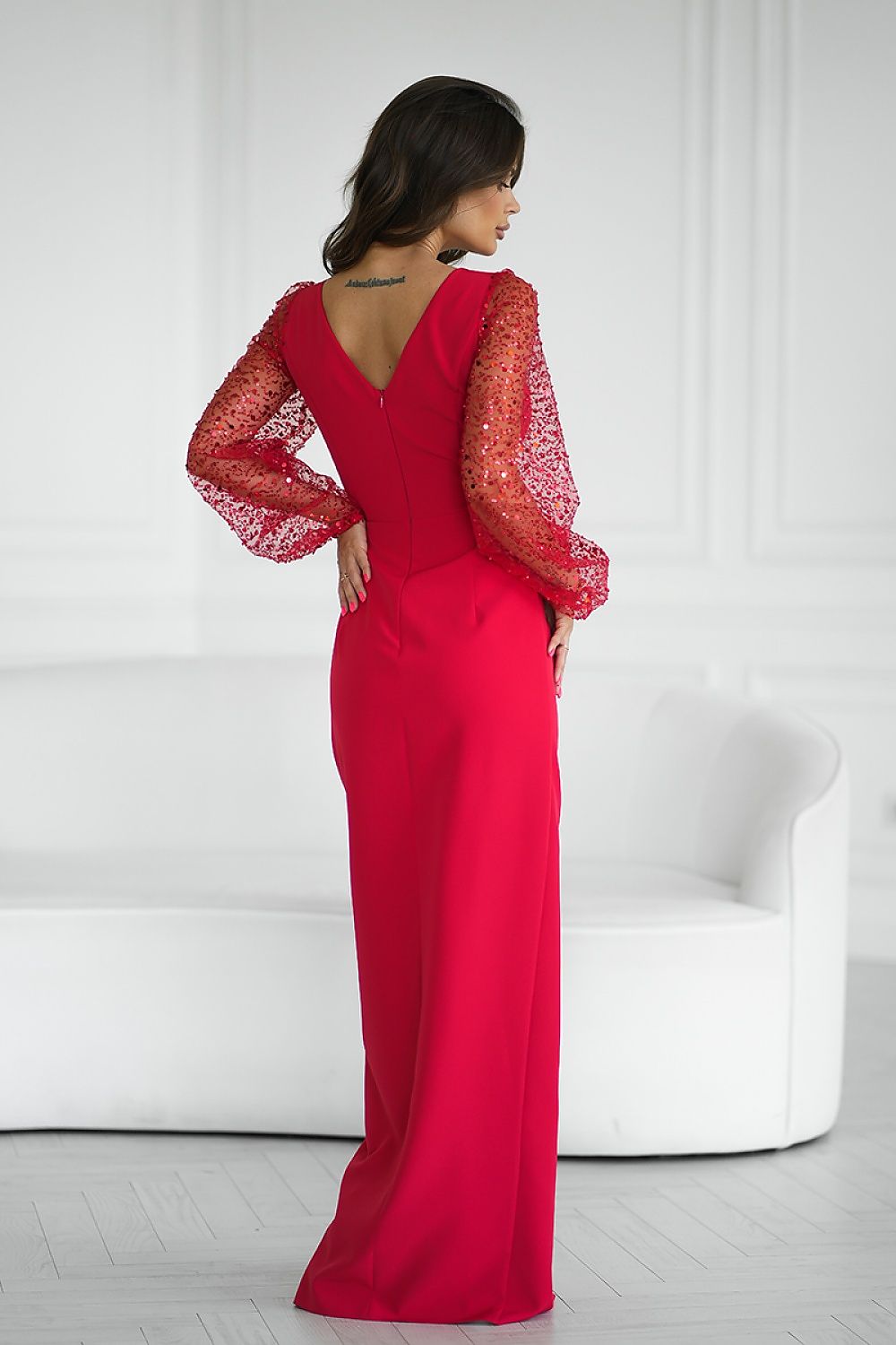 Rochie lungă model 202370 Bicotone