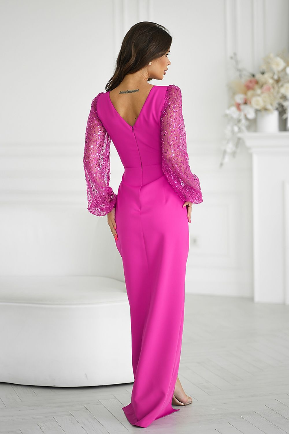 Rochie lungă model 202370 Bicotone