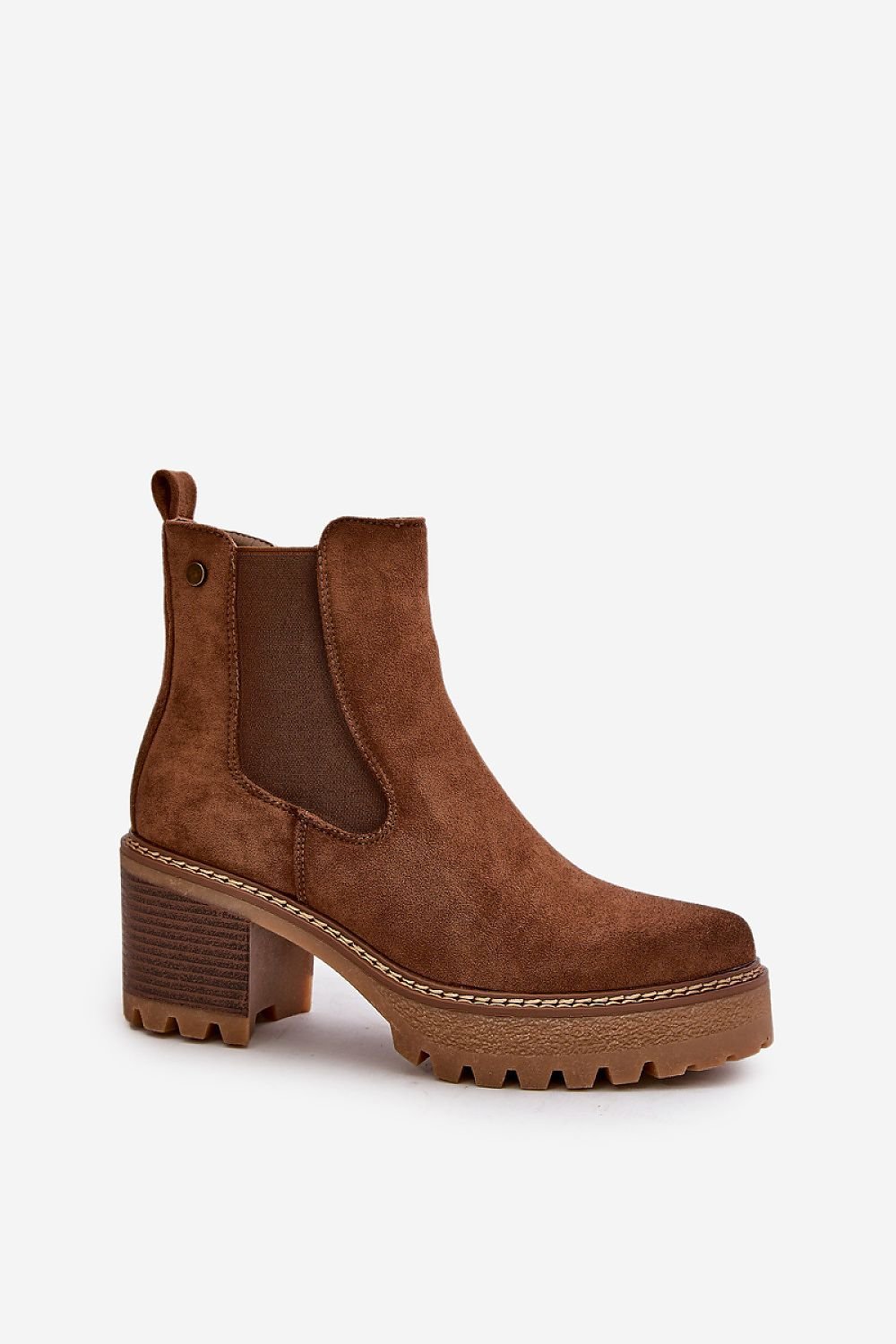 Botine cu toc model 199296 Step in style