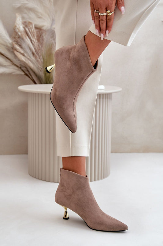 Botine cu toc model 199856 Step in style