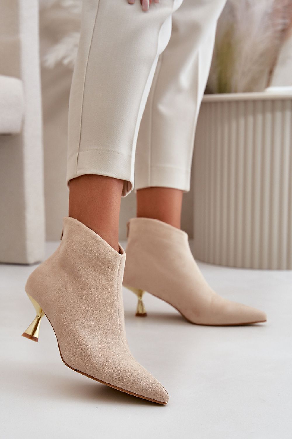 Botine cu toc model 199856 Step in style