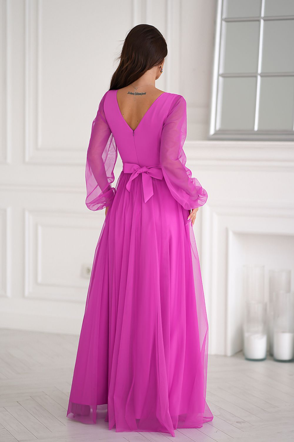 Rochie lungă model 203762 Bicotone