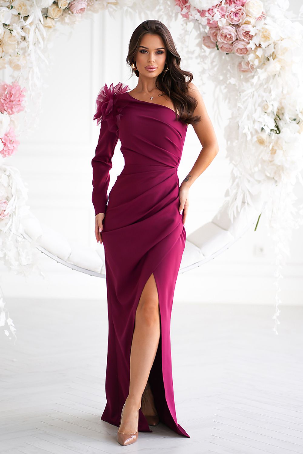 Rochie lungă model 203646 Bicotone