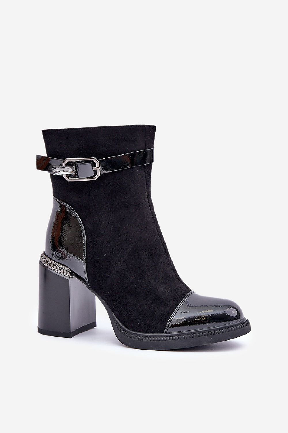 Botine cu toc model 203876 Step in style