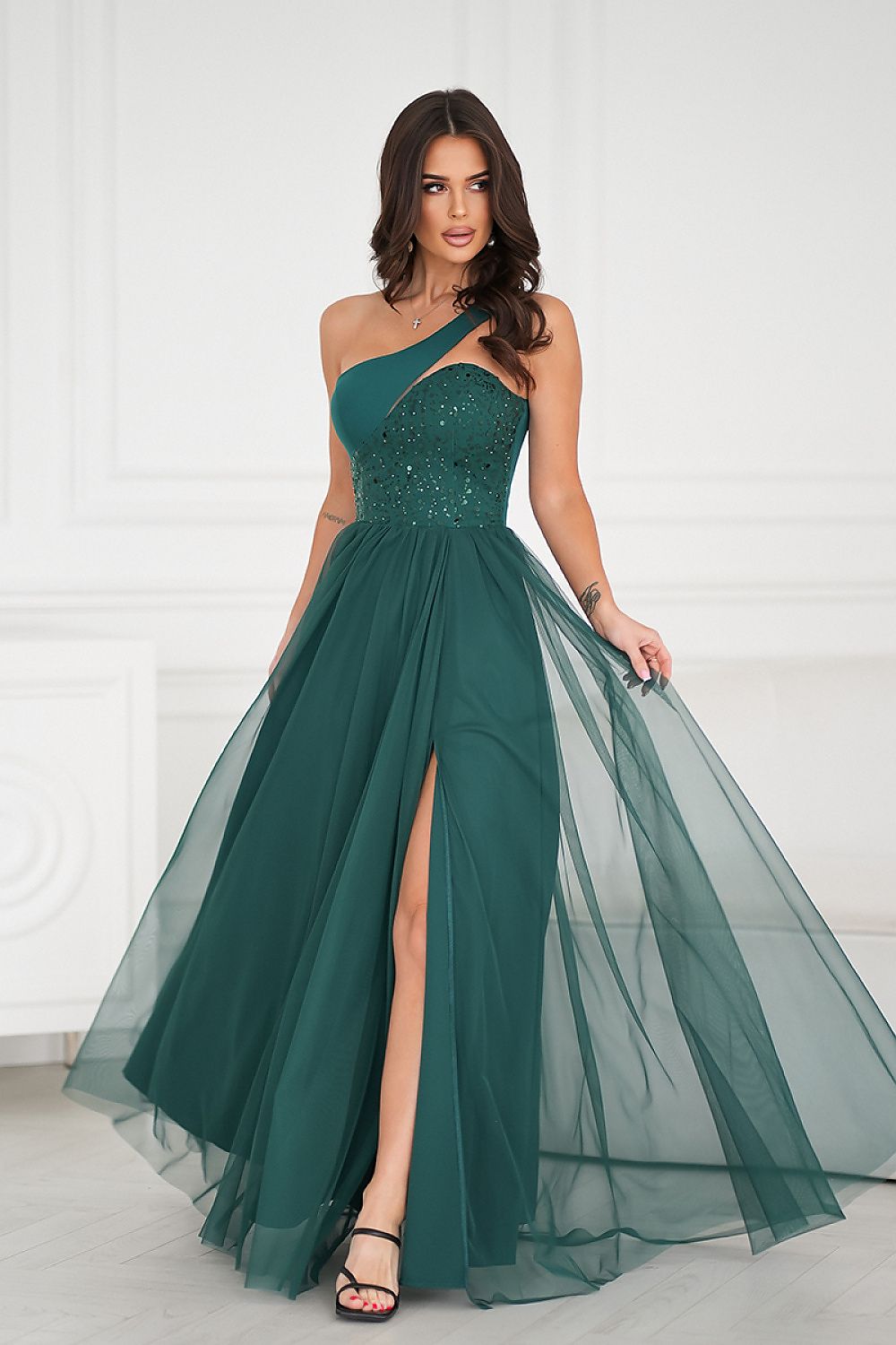  Rochie lungă model 208533 Bicotone 