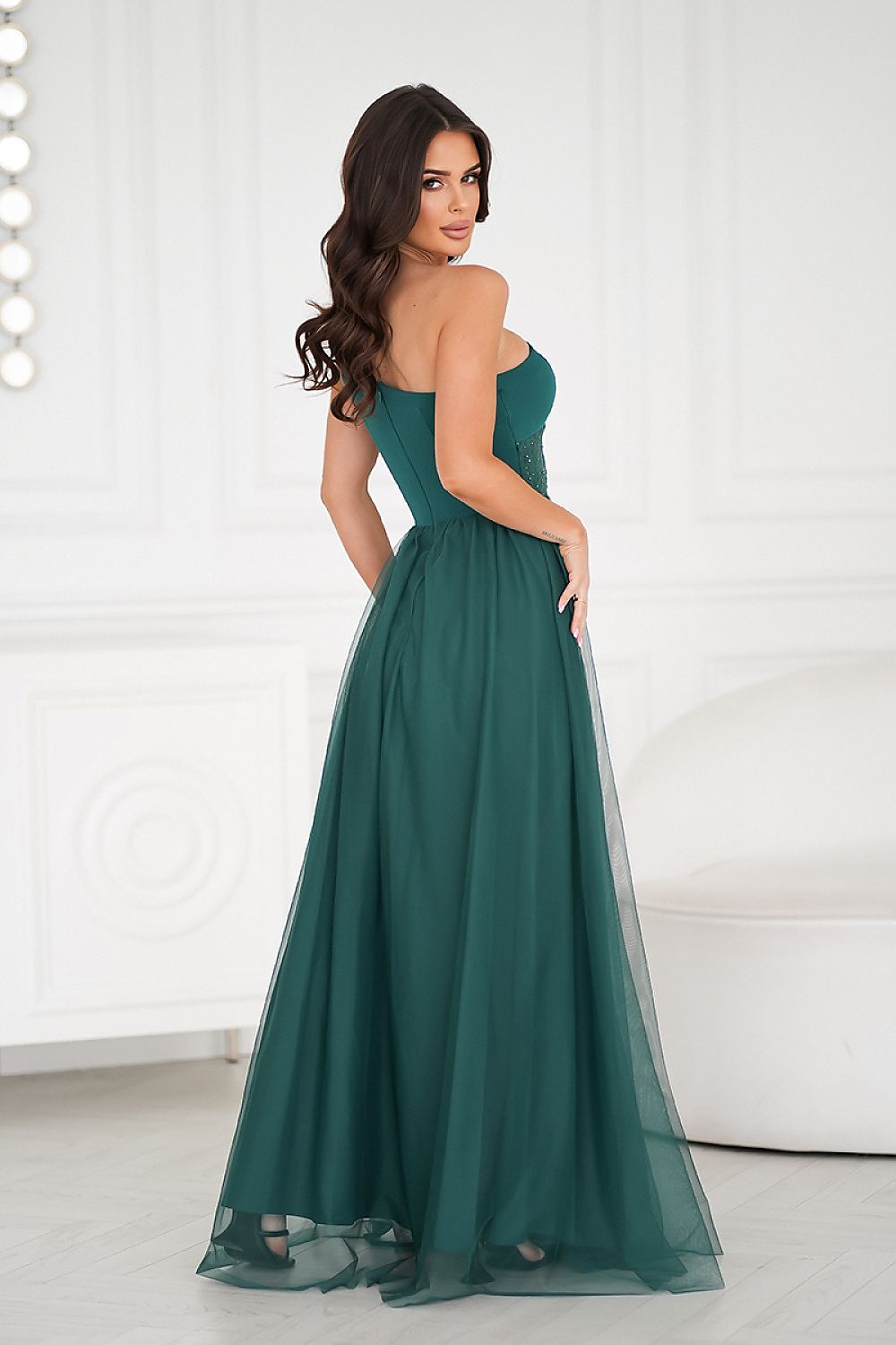  Rochie lungă model 208533 Bicotone 