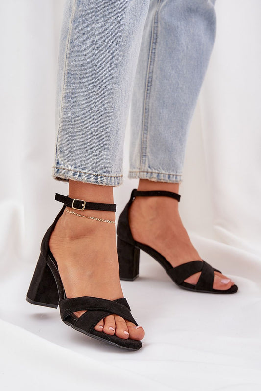  Sandale cu toc model 210152 Step in style 