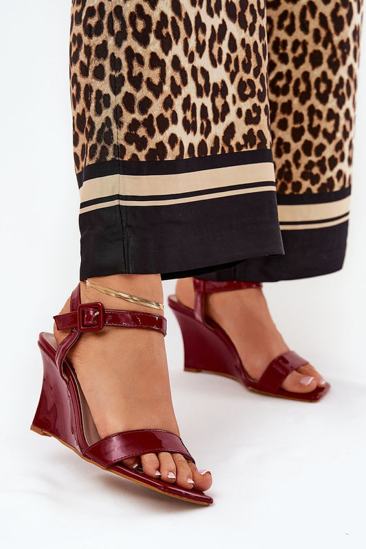  Sandale cu talpă tip pană model 210796 Step in style 