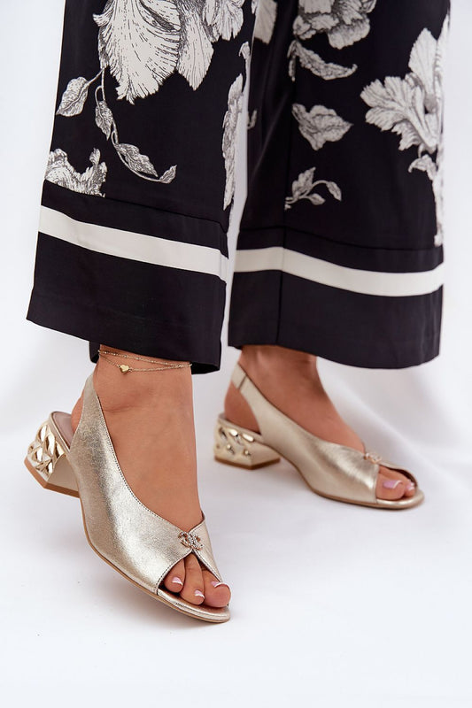  Sandale cu toc model 211358 Step in style 