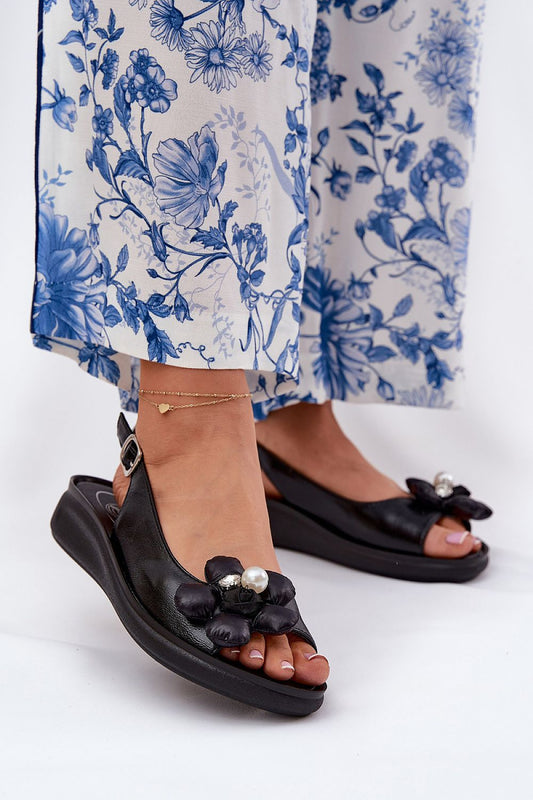  Sandale cu talpă tip pană model 211359 Step in style 