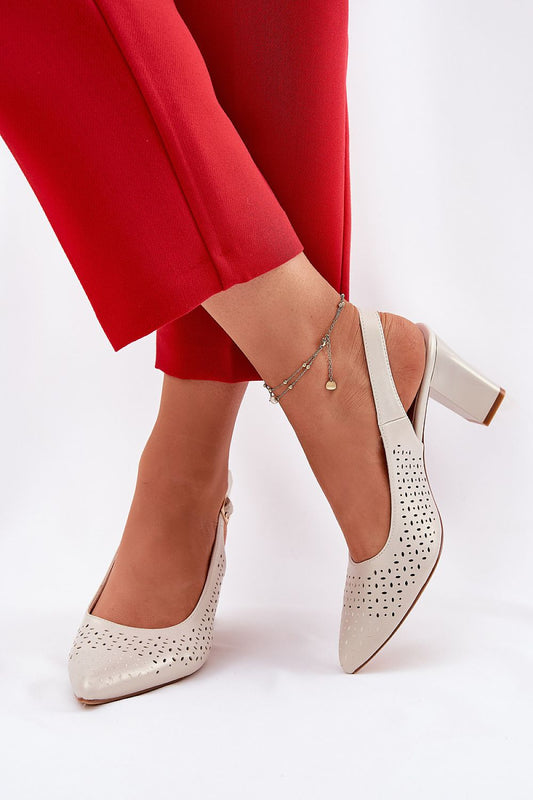  Sandale cu toc model 211939 Step in style 