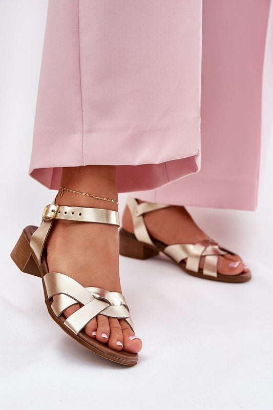  Sandale cu toc model 212124 Step in style 