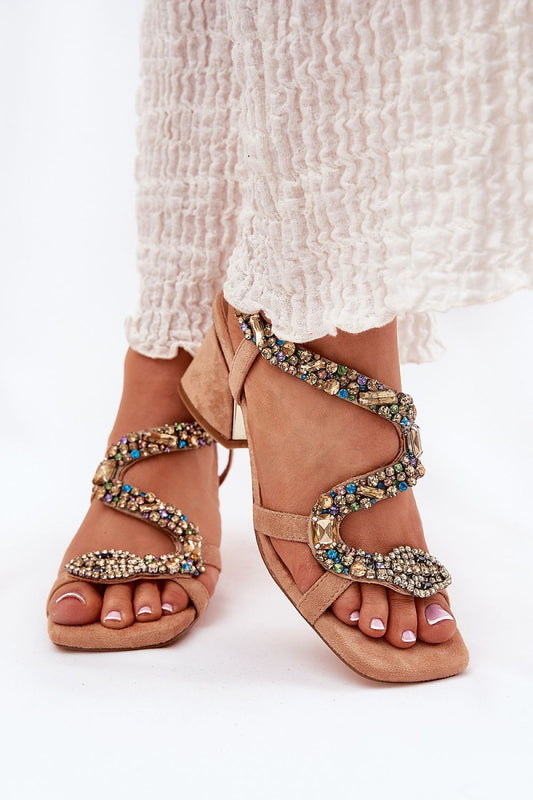  Sandale cu toc model 212356 Step in style 