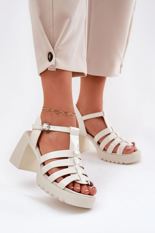  Sandale cu toc model 212575 Step in style 