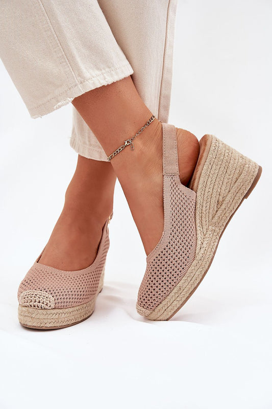  Sandale cu talpă tip pană model 214091 Step in style 