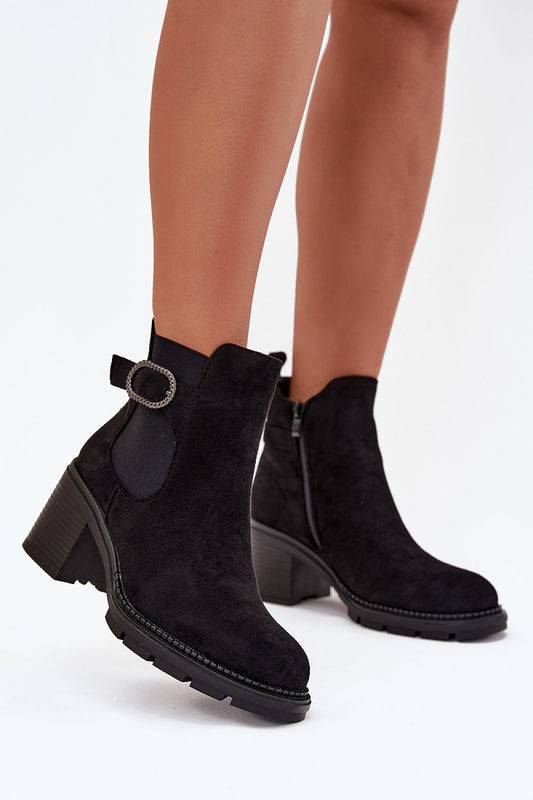  Botine cu toc model 216653 Step in style 