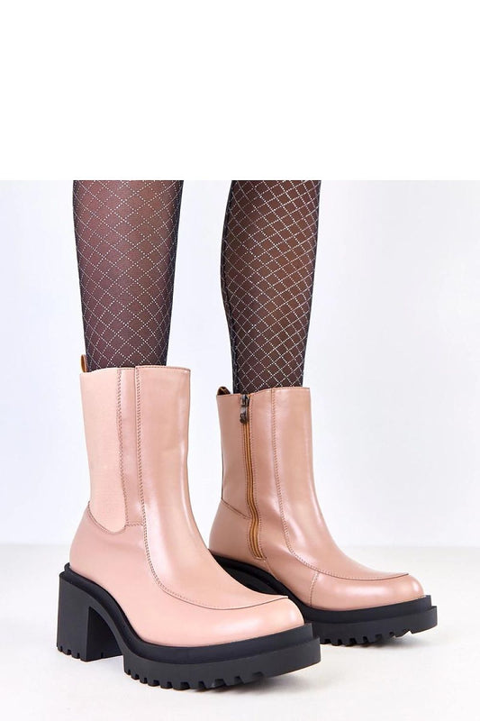  Botine cu toc model 219414 Solea 