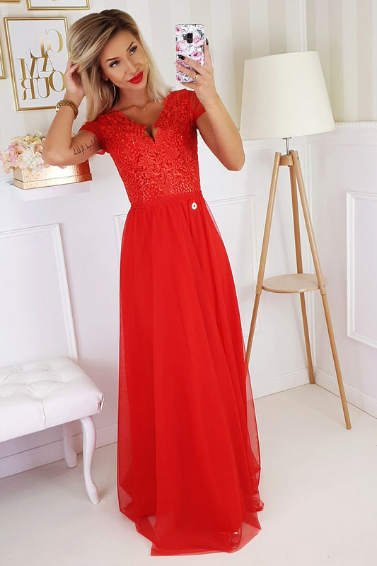 Rochie lungă model 151596 Bicotone