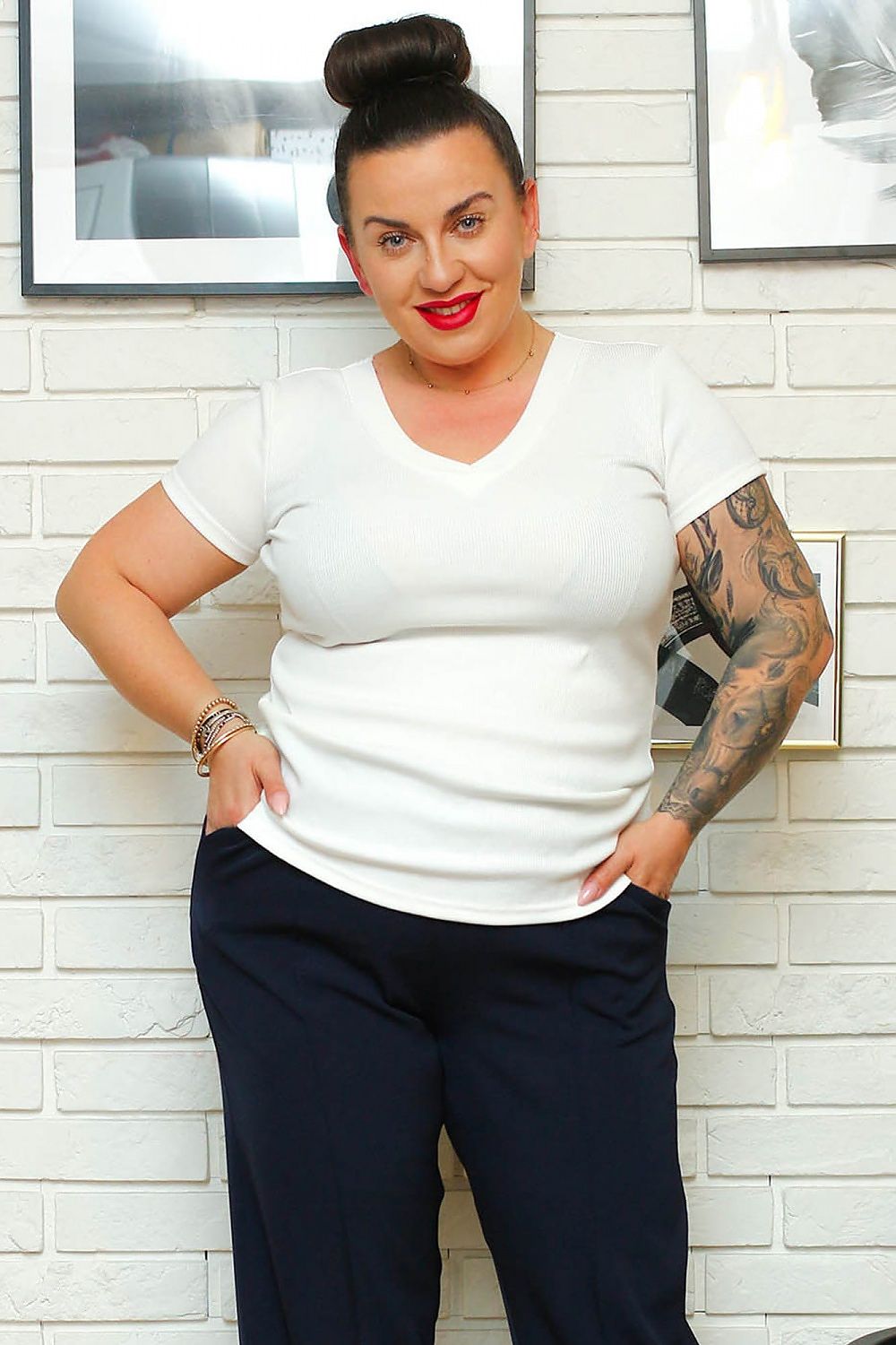 Bluza marime plus model 182190 Karko