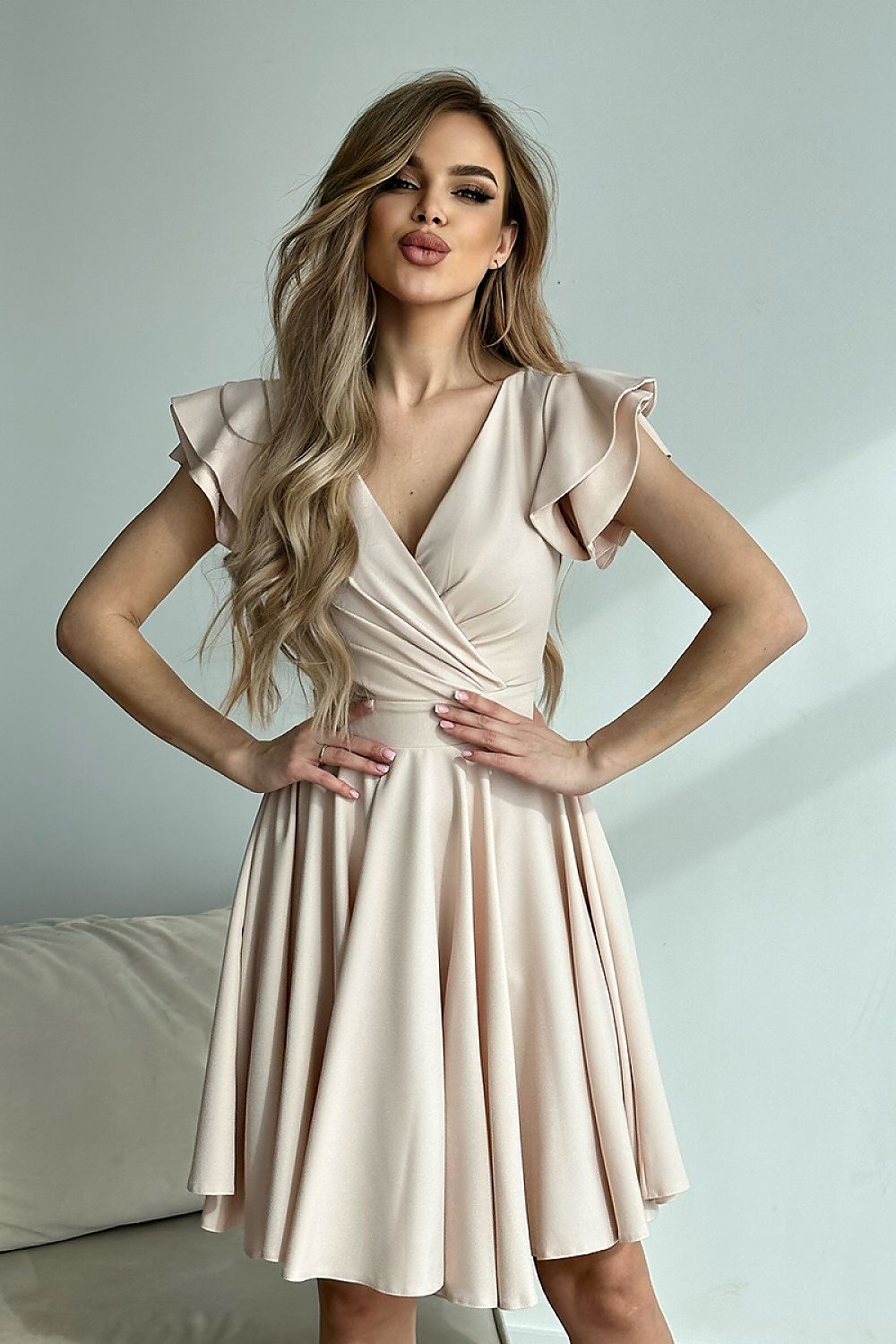 Rochie elegantă model 190495 Bicotone