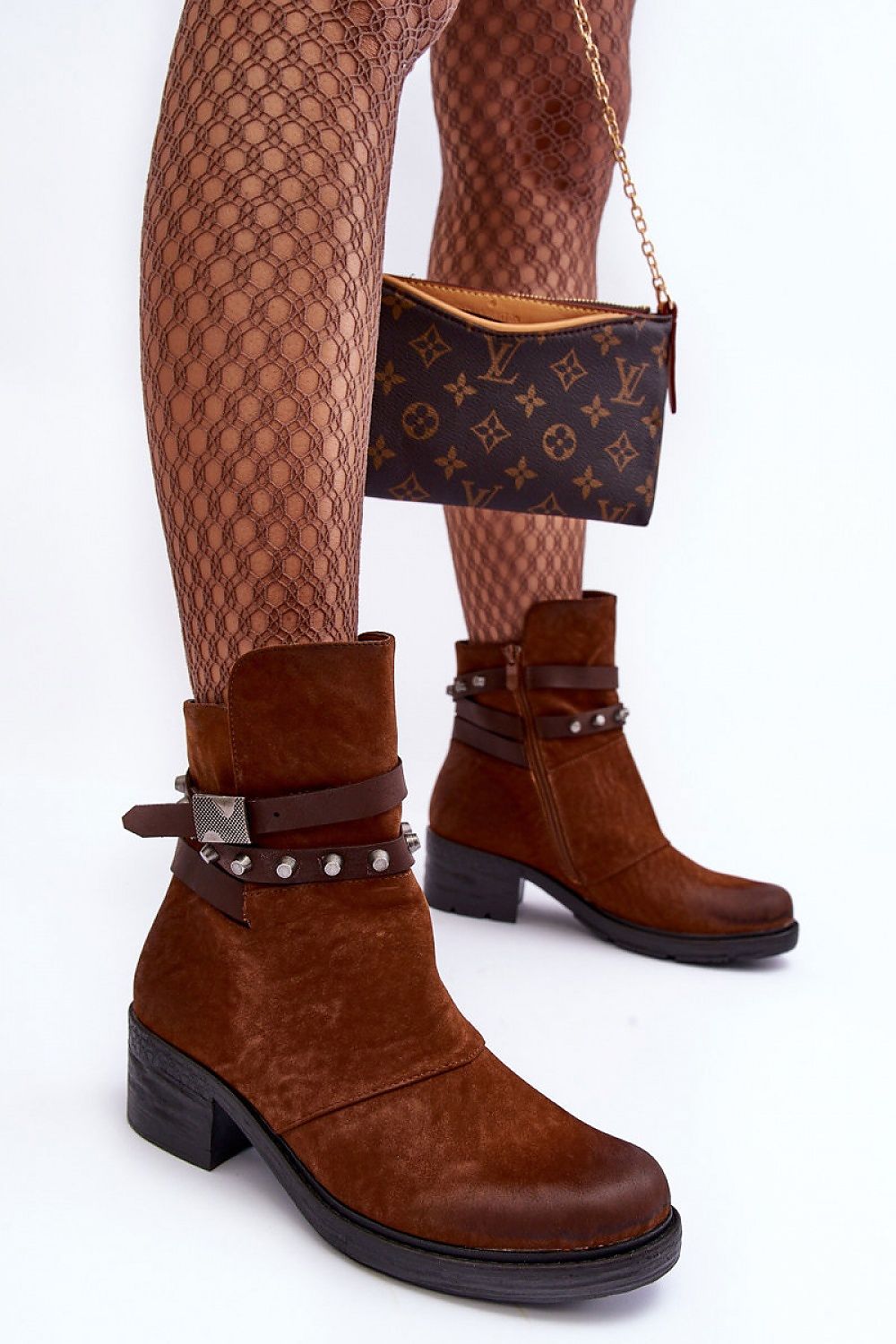 Botine cu toc model 185640 Step in style