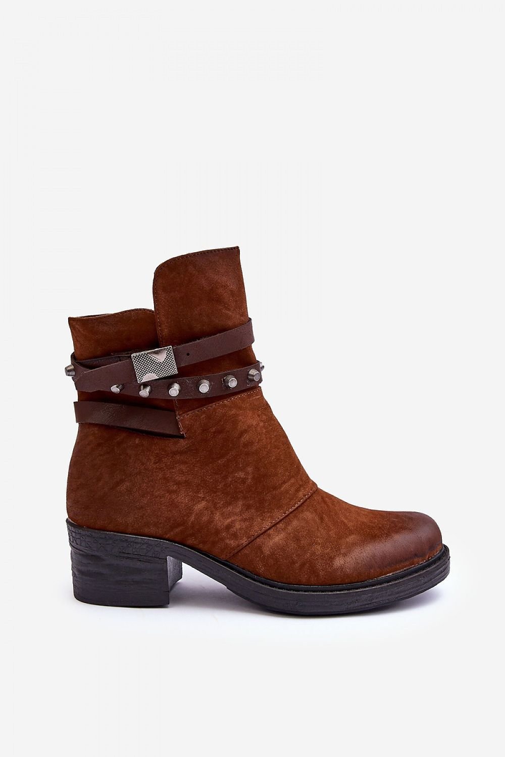 Botine cu toc model 185640 Step in style